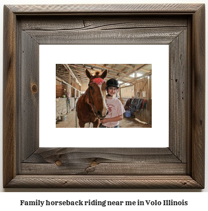 family horseback riding near me in Volo, Illinois